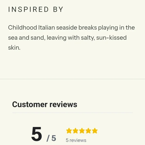 🆕️SEALED🆕️Villa Floriani Cooling Body Sorbet